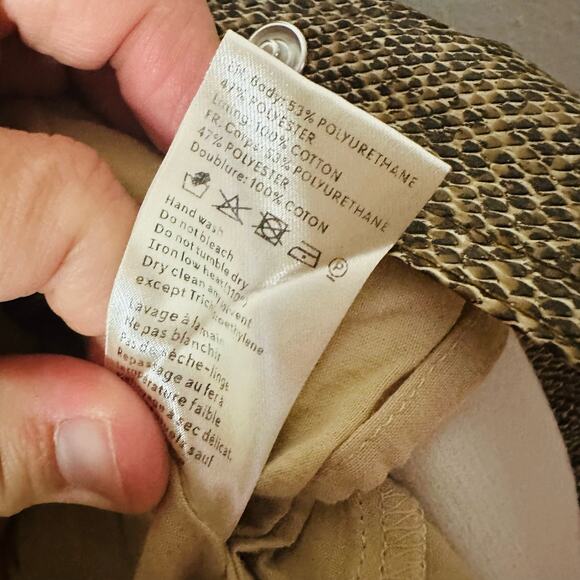 NANUSHKA Lorena Belted Snakeskin Print Vegan Mini Dress Size Small - Picture 11 of 12